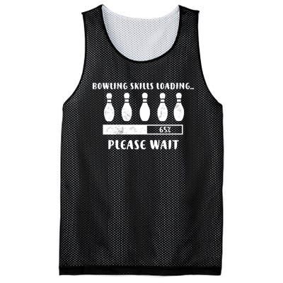 Bowling Player Skills Loading Funny Bowling Funny Gift Mesh Reversible Basketball Jersey Tank