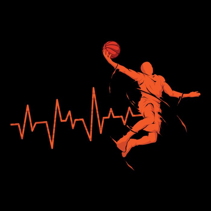 Basketball Player Streetball Sport Game Heartbeat Player Cute Gift Bucket Hat