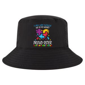 Blue Proud Sister Autism Awareness Brother Cute Gift Cool Comfort Performance Bucket Hat