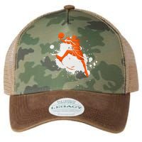 Basketball Player Slam Dunk Splash Legacy Tie Dye Trucker Hat