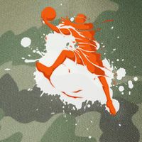 Basketball Player Slam Dunk Splash Legacy Tie Dye Trucker Hat