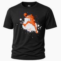 Basketball Player Slam Dunk Splash Performance Shirt