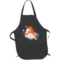 Basketball Player Slam Dunk Splash Apron