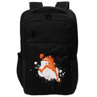 Basketball Player Slam Dunk Splash Impact Tech Backpack