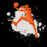 Basketball Player Slam Dunk Splash Impact Tech Backpack