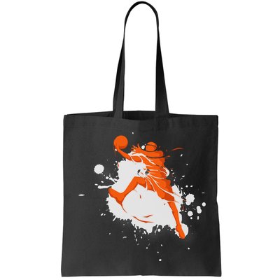 Basketball Player Slam Dunk Splash Bag