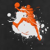 Basketball Player Slam Dunk Splash Tumbler