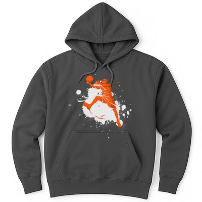Basketball Player Slam Dunk Splash Hoodie