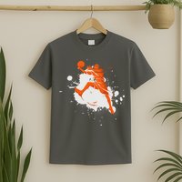 Basketball Player Slam Dunk Splash T-Shirt