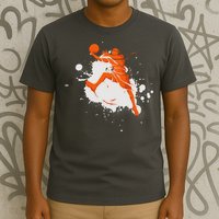Basketball Player Slam Dunk Splash T-Shirt