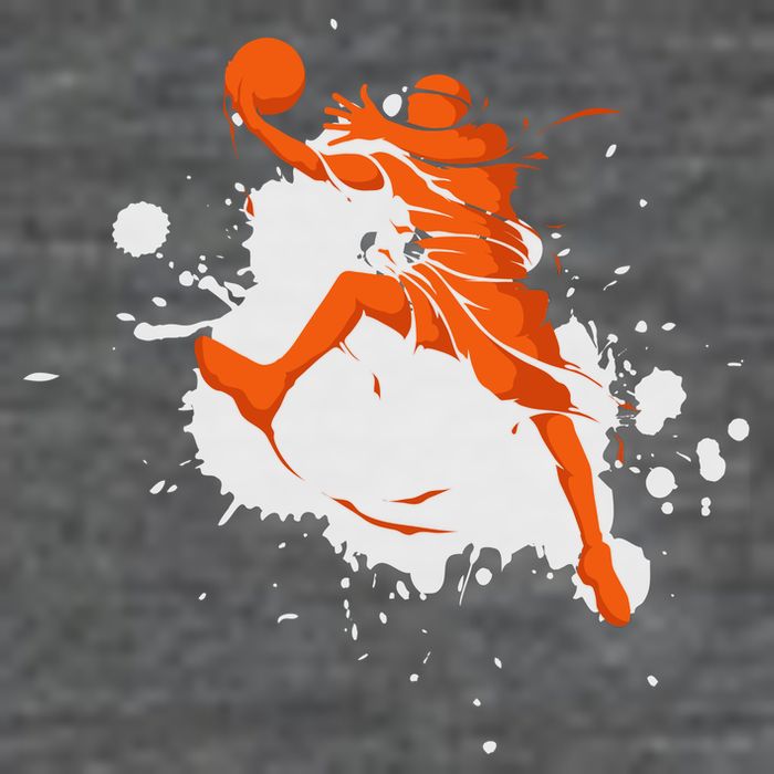 Basketball Player Slam Dunk Splash T-Shirt