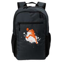 Basketball Player Slam Dunk Splash Backpack