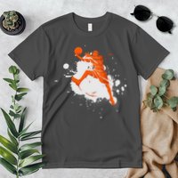 Basketball Player Slam Dunk Splash Premium T-Shirt
