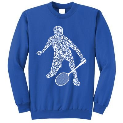 Badminton Player Shuttlecock Dad Badminton Great Gift Sweatshirt