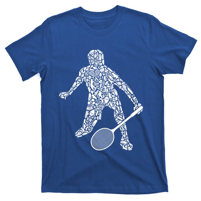 Badminton Player Shuttlecock Dad Badminton Great Gift T-Shirt