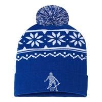 Badminton Player Shuttlecock Dad Badminton Great Gift USA-Made Snowflake Beanie