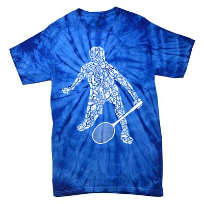 Badminton Player Shuttlecock Dad Badminton Great Gift Tie-Dye T-Shirt