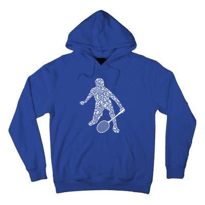 Badminton Player Shuttlecock Dad Badminton Great Gift Tall Hoodie