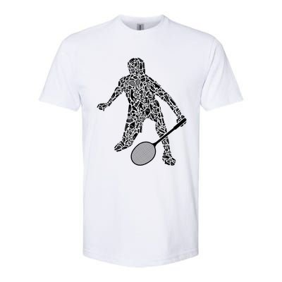 Badminton Player Shuttlecock Dad Badminton Great Gift Softstyle CVC T-Shirt