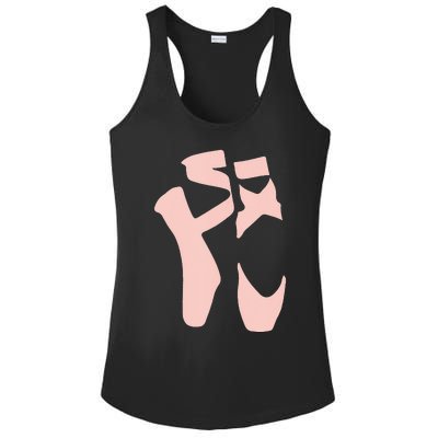 Ballet Pointe Shoes Point Ballerina Women Girl Ladies PosiCharge Competitor Racerback Tank