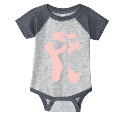 Ballet Pointe Shoes Point Ballerina Women Girl Infant Baby Jersey Bodysuit