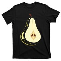 Big Pear Sliced Costume Cute Easy Fruits Halloween Gift T-Shirt