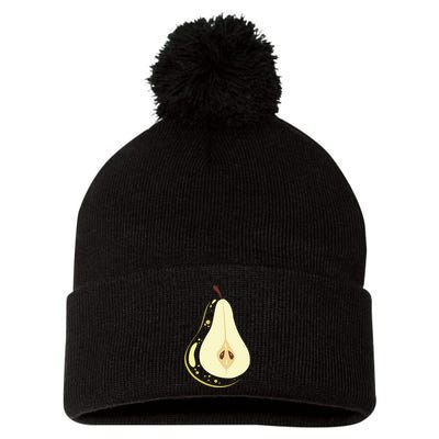 Big Pear Sliced Costume Cute Easy Fruits Halloween Gift Pom Pom 12in Knit Beanie