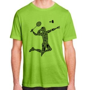 Badminton Player Shuttlecock Gift Adult ChromaSoft Performance T-Shirt