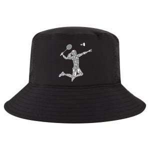 Badminton Player Shuttlecock Gift Cool Comfort Performance Bucket Hat