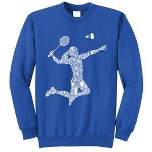 Badminton Player Shuttlecock Gift Sweatshirt