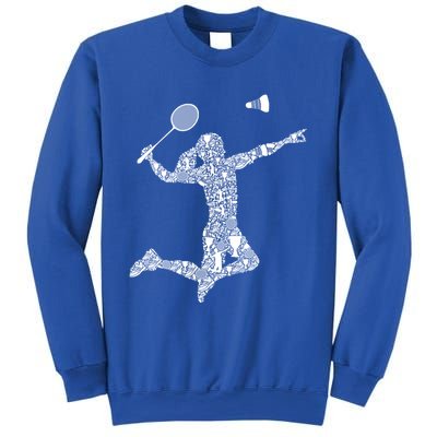 Badminton Player Shuttlecock Gift Sweatshirt