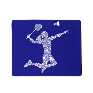 Badminton Player Shuttlecock Gift Mousepad