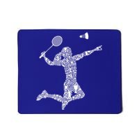 Badminton Player Shuttlecock Gift Mousepad