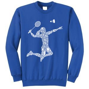 Badminton Player Shuttlecock Gift Tall Sweatshirt