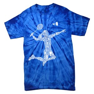 Badminton Player Shuttlecock Gift Tie-Dye T-Shirt