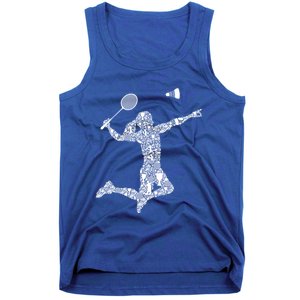 Badminton Player Shuttlecock Gift Tank Top