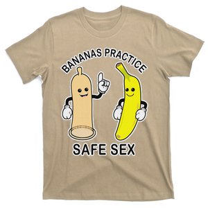 Bananas Practice Safe Sex Condom Banana T-Shirt