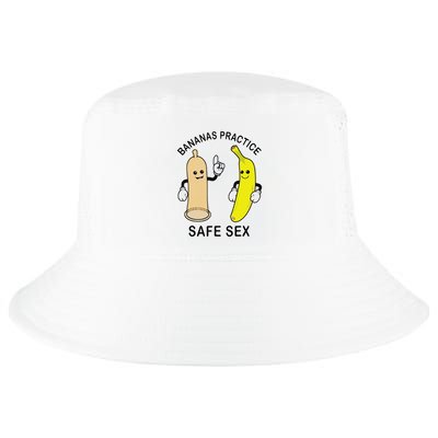 Bananas Practice Safe Sex Condom Banana Cool Comfort Performance Bucket Hat