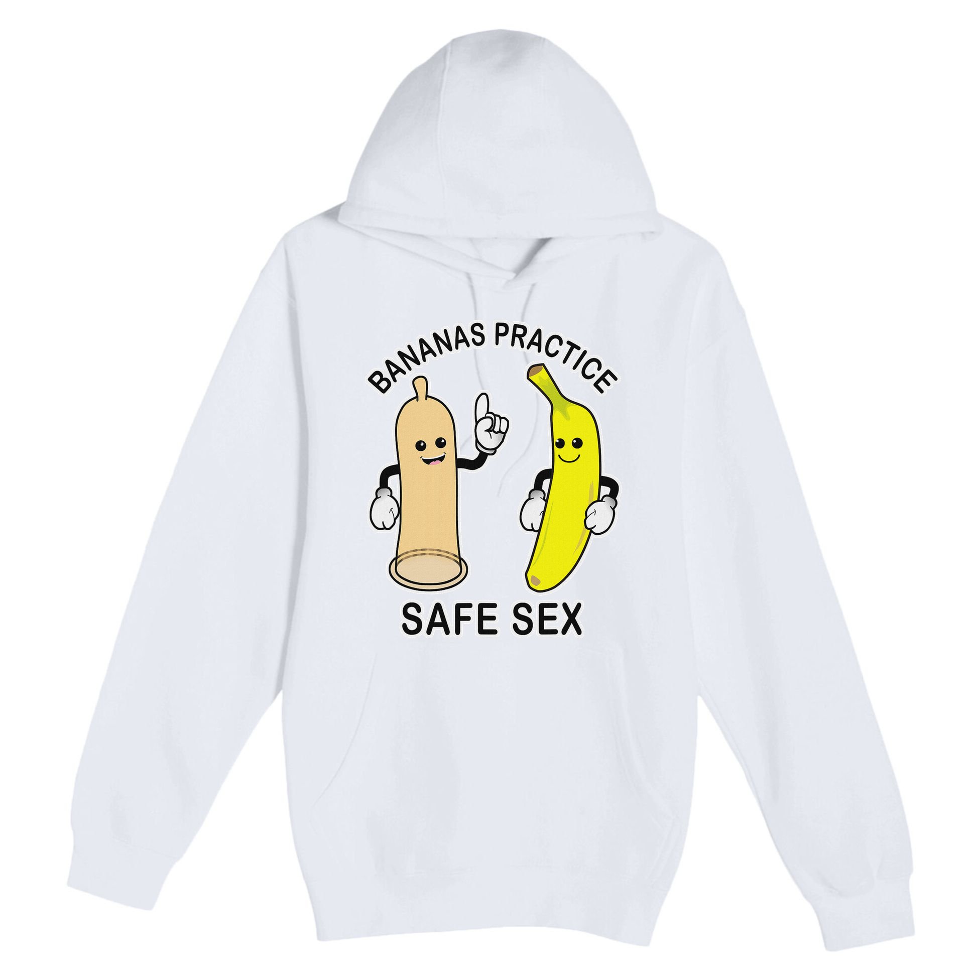 Bananas Practice Safe Sex Condom Banana Premium Pullover Hoodie