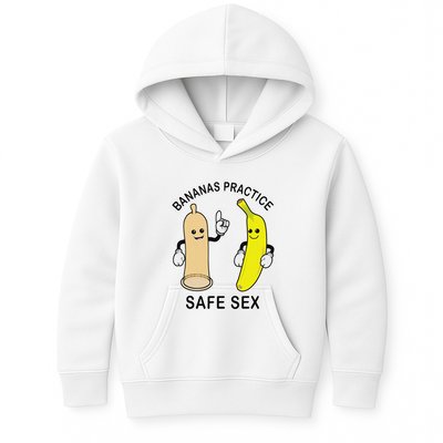 Bananas Practice Safe Sex Condom Banana Kids Hoodie
