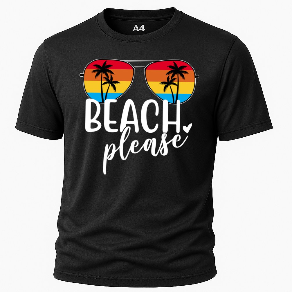 Beach Please Summer Sunset Performance Shirt