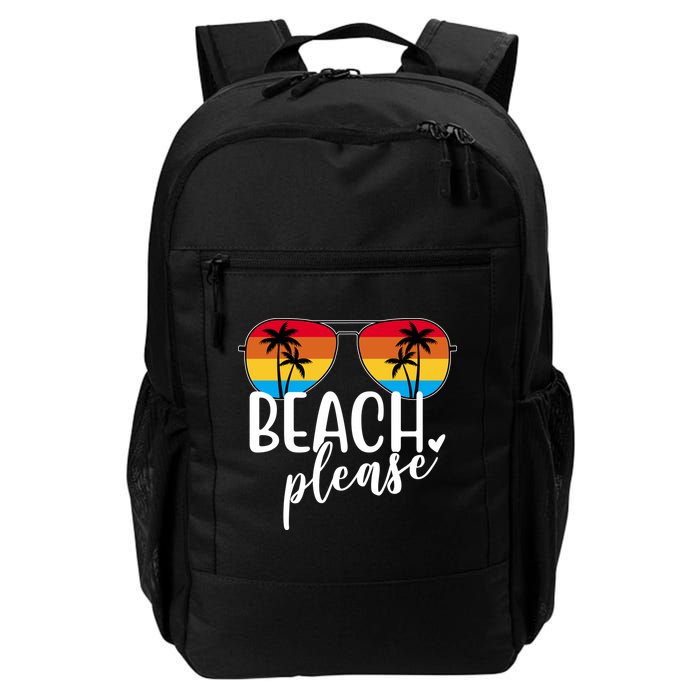 Beach Please Summer Sunset Backpack