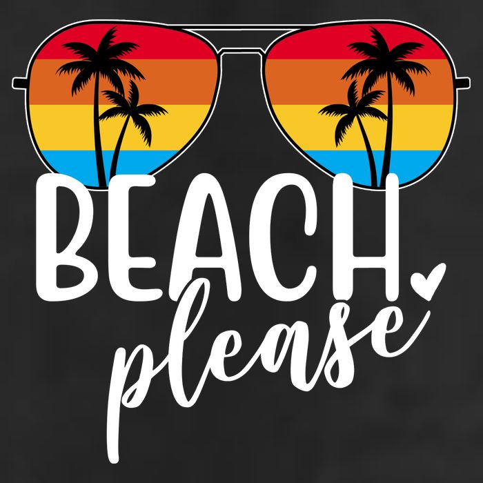 Beach Please Summer Sunset Golf Towel