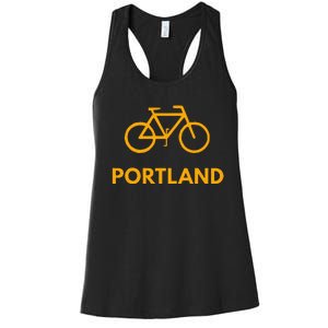 Bike Portland S Sportswear For Bikers & Cyclists Women's Racerback Tank