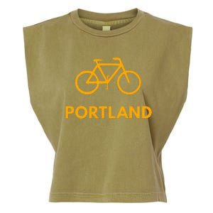 Bike Portland S Sportswear For Bikers & Cyclists Garment-Dyed Women's Muscle Tee