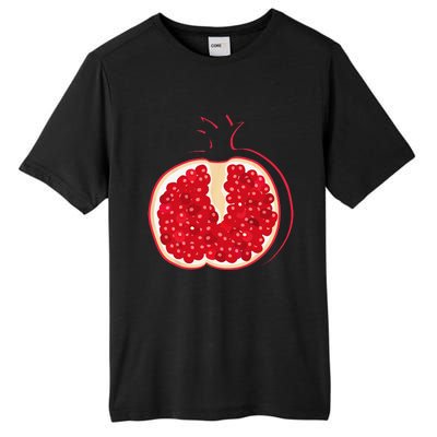 Big Pomegranate Sliced Costume Cute Easy Halloween Gift Tall Fusion ChromaSoft Performance T-Shirt