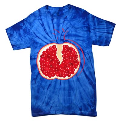 Big Pomegranate Sliced Costume Cute Easy Halloween Gift Tie-Dye T-Shirt