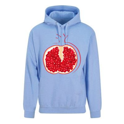 Big Pomegranate Sliced Costume Cute Easy Halloween Gift Unisex Surf Hoodie