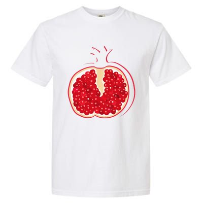 Big Pomegranate Sliced Costume Cute Easy Halloween Gift Garment-Dyed Heavyweight T-Shirt