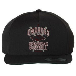 Baseball Pig Shirt Arkansas Fan Omahogs Wool Snapback Cap